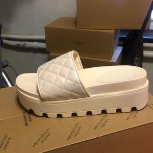 Summer platform sandals,